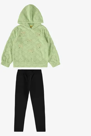 Rovitex Kids Infantil - Conjunto Blusão Com Legging Rovi
