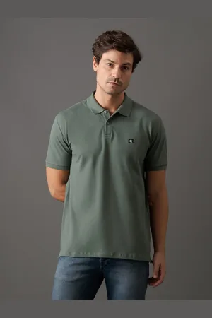 Calvin Klein Polo Masculina Manga Curta Premium - Médio