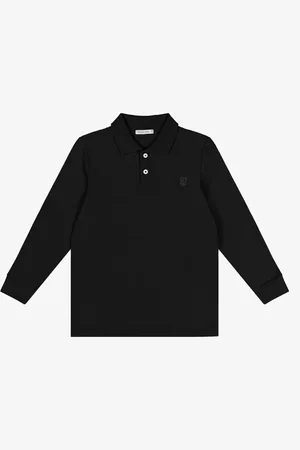 TRICK NICK Infantil - Polo Masculino Manga Longa