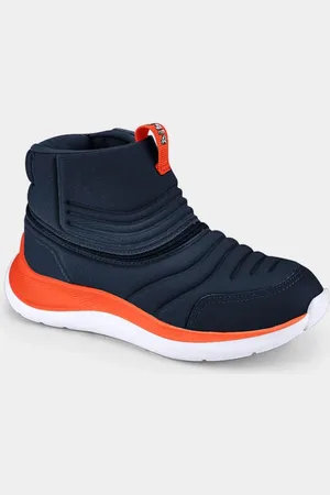 Calçados Bibi Infantil - Bota Bibi Para Todos Azul e Laranja 1177009 25