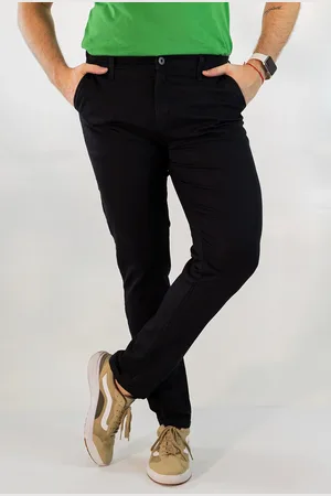Anticorpus JeansWear Calça Skinny Clássica Sarja Preta Masculina Elastano Anticorpus
