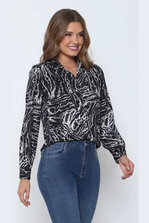 Intens Camisa Manga Longa Crepe