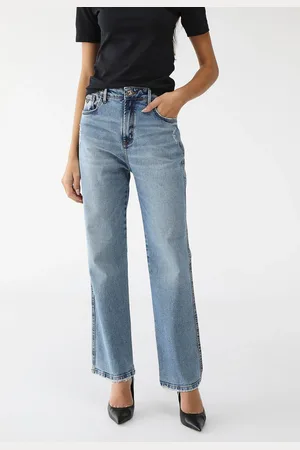 LANCA PERFUME Calça Jeans Reta Lisa