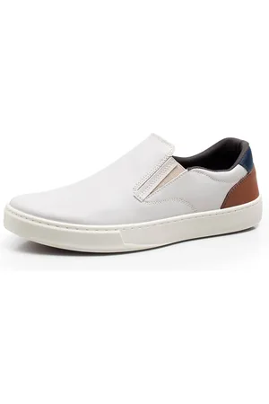 BREFFER Tênis Masculino Iate Slip On Confortável Macio