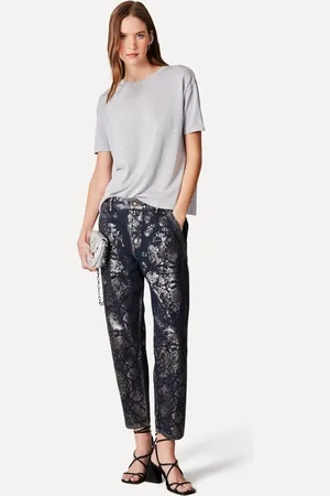 Reserva Calca Jeans Boyfriend Lila Cobra Reversa INDIGO 34