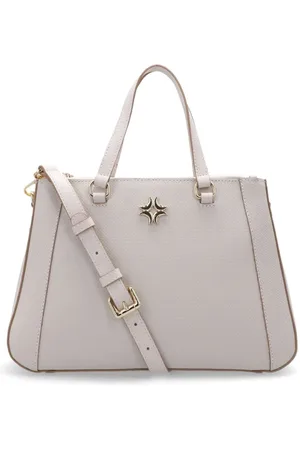 Luz da Lua Bolsa Tote Média Tramado - 2000472 Off-white