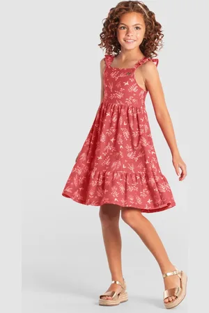 Brandili Infantil - Vestido menina jardim de borboletas