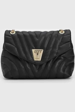 VIZZANO Bolsa Tiracolo Alça Corrente Preta