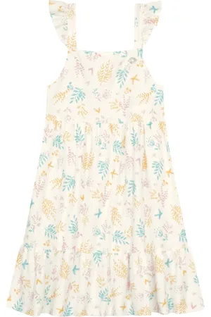 Brandili Infantil - Vestido menina jardim de borboletas