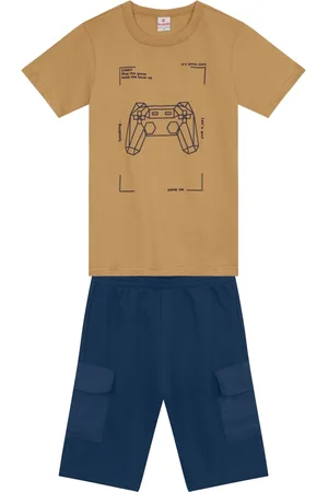 Brandili Infantil - Conjunto menino de video game