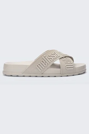 Melissa Rasteira Slide Cozy Slide M Lov Branca
