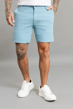 Dialogo Jeans Bermuda Masculina Casual Sport Fino em Sarja Color Dialogo