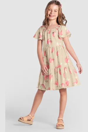 Brandili Infantil - Vestido menina em cotton