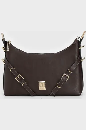 VIZZANO Bolsa Transversal Alça Ajustável Café