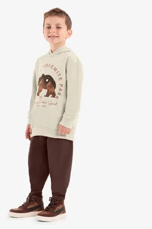 Rovitex Kids Infantil - Conjunto Blusão Com Capuz E Calça Rovi