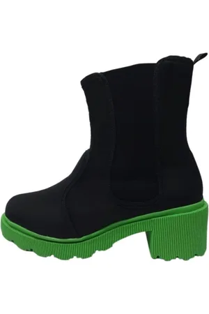 Andarilha Bota Coturno Nylon Forrado em Pelo Sola Tratorada Colorida