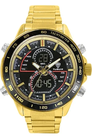 Tuguir Relógio Masculino AnaDigi TG1156 e Preto