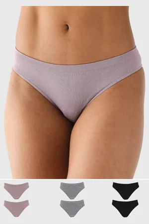 TRIFIL Kit 6pçs Calcinha Biquíni Lisa