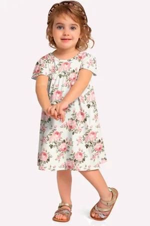 MILON Infantil - Vestido Menina Flores