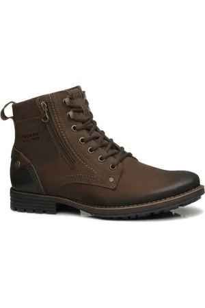 PEGADA Bota Masculina Couro Zíper 180745
