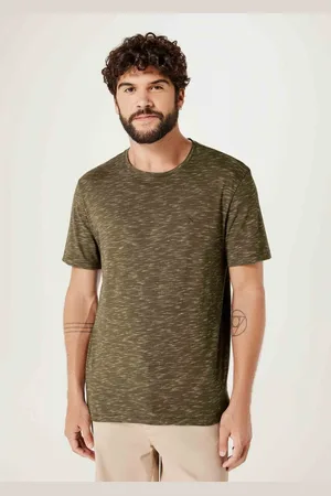 Hering Camiseta Básica Regular Manga Curta VERDE