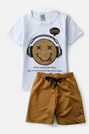 KeKi Boys Infantil - Conjunto Masculino Music Makes Me Smiles 0530