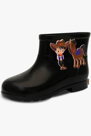 Pópidí Infantil - Bota Galocha Cano Baixo Pópidi Menino Cowboy