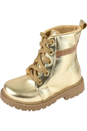 Rosa Chic Calçados Infantil - Coturno Art-C Calçados Bota Cadarço Brilho Strass