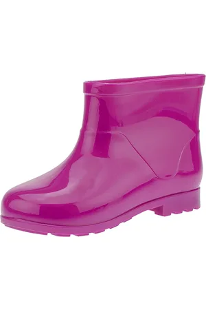 Angipé Infantil - Galocha Menina Bota Cano Curto Bota Borracha Chuva