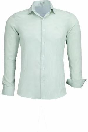 Amil Camisa Manga Longa Loan Modelagem Slim Tecido Com Elastano Não Amassa 1876