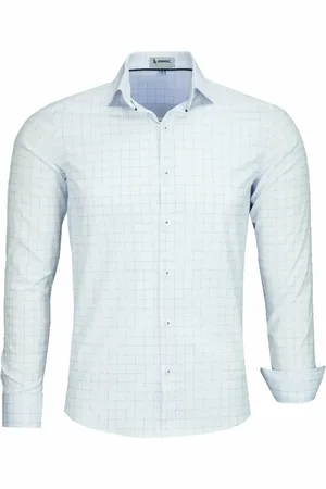 Amil Camisa Manga Longa Camp Modelagem Slim Tecido Com Elastano 1864 Cor 03