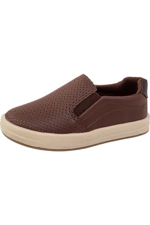 Minipasso Infantil - Sapatênis Iate Sapato Tenis Slip on Marrom