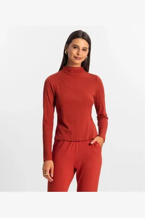 Rovitex Blusa Manga Longa Feminina