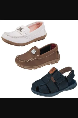 Minipasso Infantil - Três Pares Mocassim e Sandália Masculino Sapato Casual