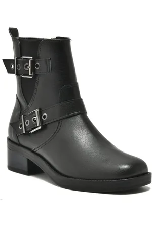 VIA MARTE Bota 035-003-01 Coturno Biker Feminino