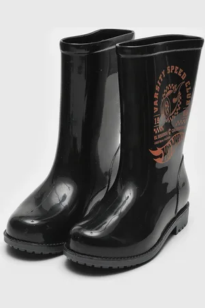 Grendene Kids Infantil - Bota Tratorado Grendene Hotwheels Preta