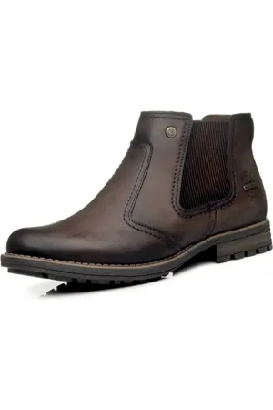 PEGADA Bota Coturno Masculino Conforto Dia a Dia em Couro