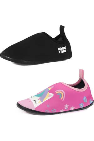Angipé Infantil - Combo 2 Pares Sapatilha Menina Sapatilha Aquatica Antiderrapante Piscina