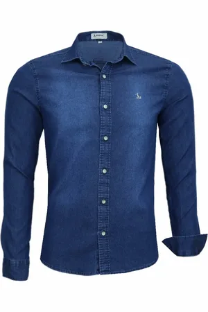Amil Camisa Manga Longa Blast Modelagem Slim Tecido Com Elastano Muito Confortável 1877 Marinho