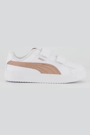 PUMA Tênis Rickie Classic V Branco e Rosa
