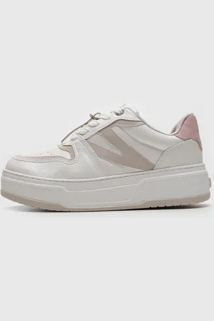 VIA MARTE Tênis Recorte Off-White