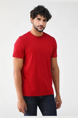 GAP Camiseta Reta Lisa Vermelha