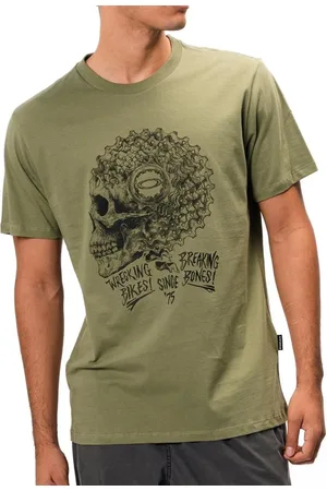 Oakley Camiseta Skull Wreck WT25 Masculina Fern