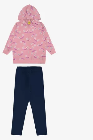 Rovitex Kids Infantil - Conjunto jaqueta com capuz e legging Rovi