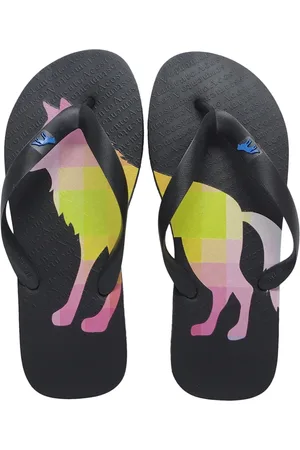 Acostamento Chinelo Masculino Casual Estampa Lobo