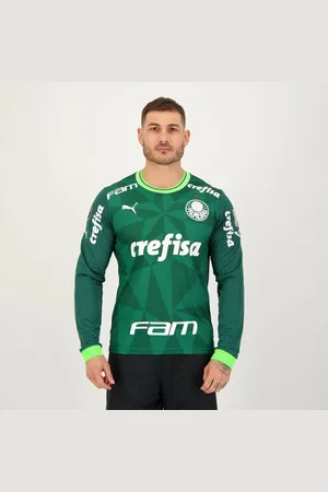 PUMA Camisa Palmeiras I 2023 Manga Longa Libertadores