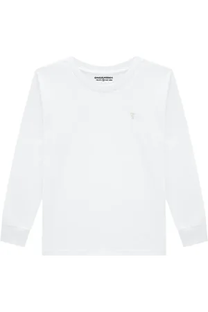 Onda Marinha Infantil - Camiseta Manga Longa Meia Malha