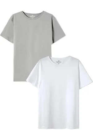 Hering Infantil - Kit com 2 Camisetas Básica Unissex Manga Curta Slim
