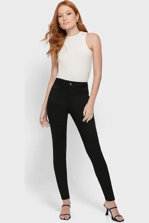 ENFIM Calça Feminina Super Skinny Em Sarja Com Elastano
