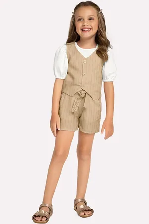 MILON Infantil - Conjunto Menina Bege